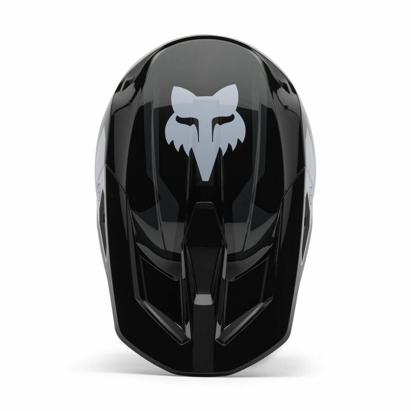 Fox Racing V25 V1 Lean Black Helmet - Speed Addicts