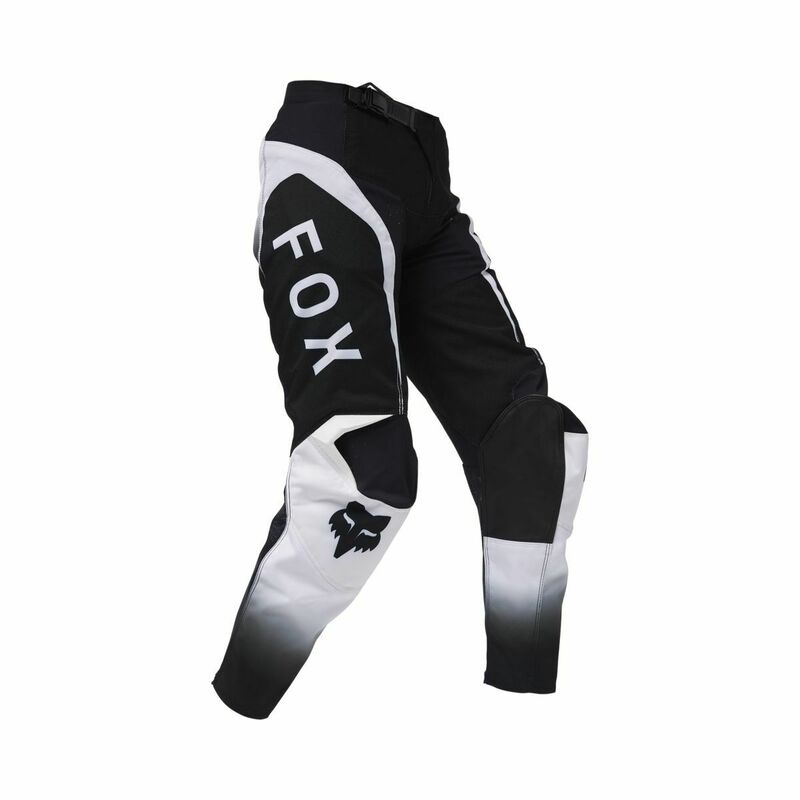 Fox Racing V25 Youth 180 Lean Black White Pants - Speed Addicts