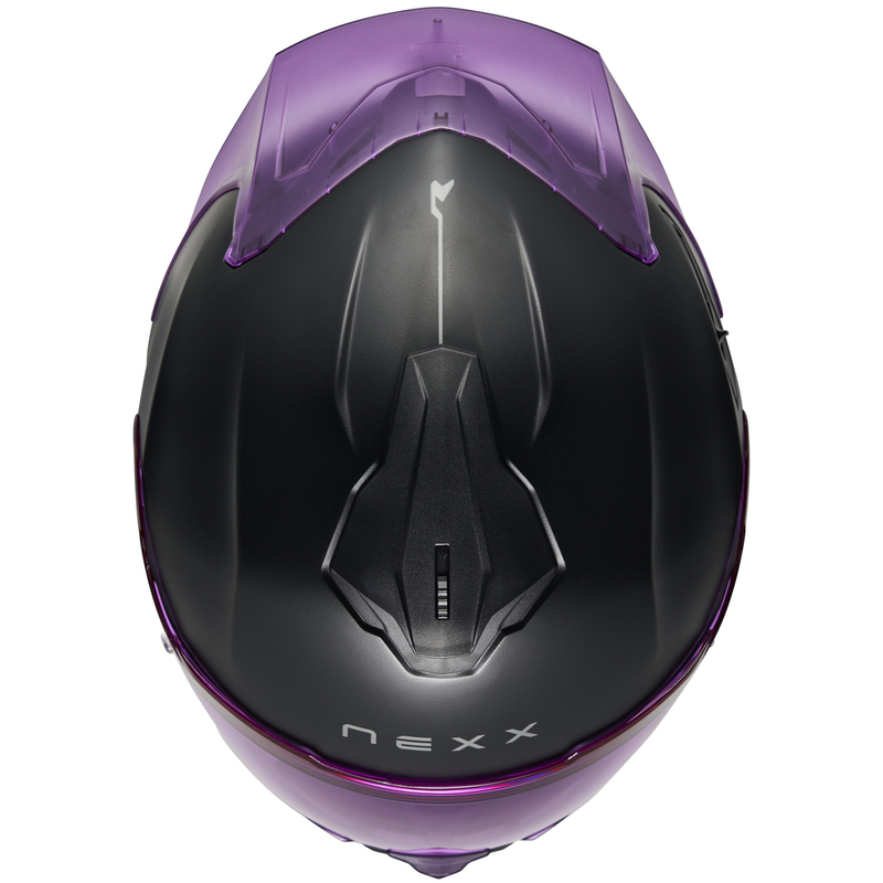 Nexx Y100R Subsonic Black Purple Helmet - Speed Addicts