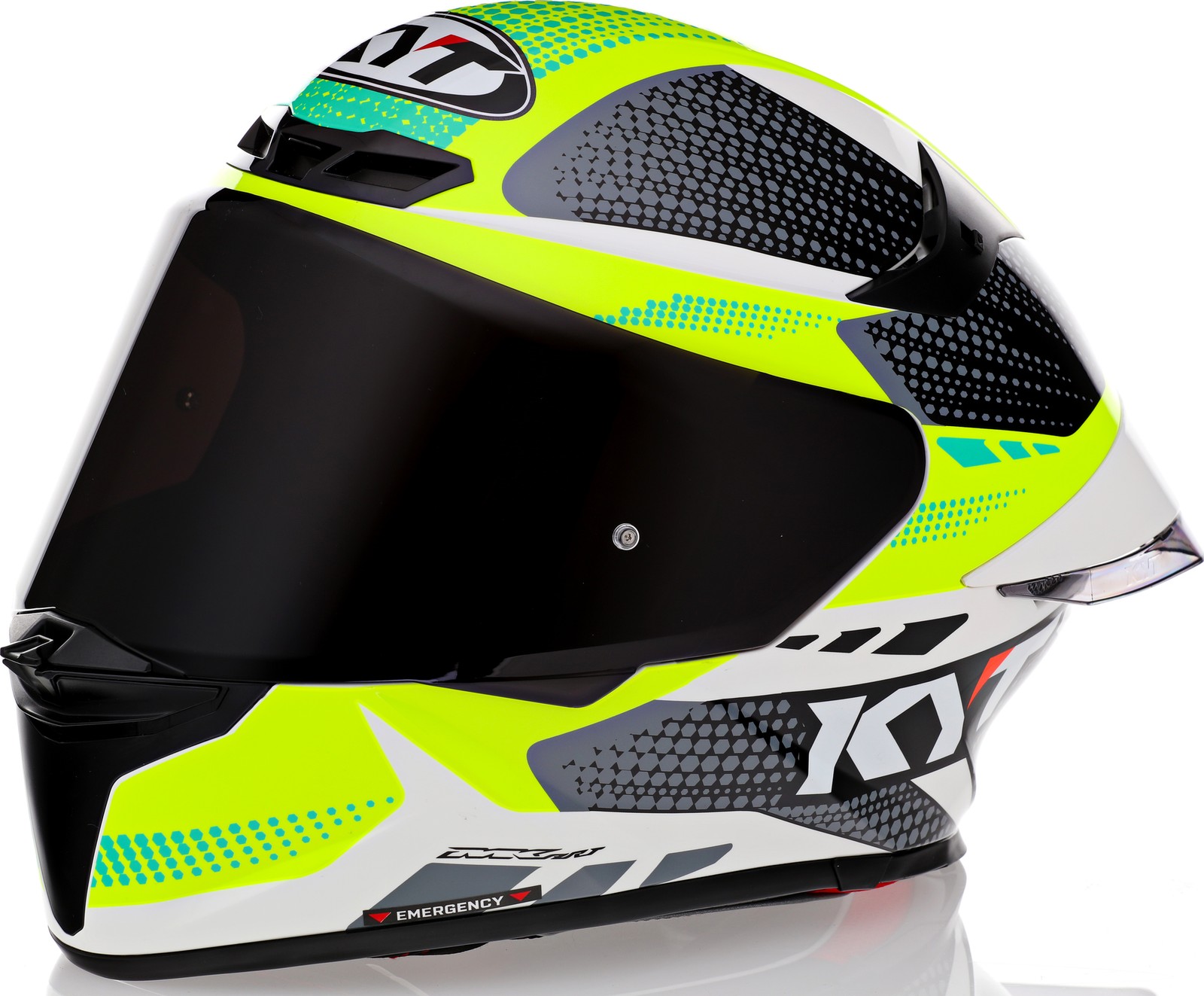 KYT TT-Revo Gear Black Yellow Helmet - Speed Addicts