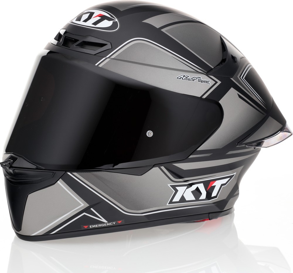 KYT TT-Revo Tourist Matte Cool Grey Helmet - Speed Addicts