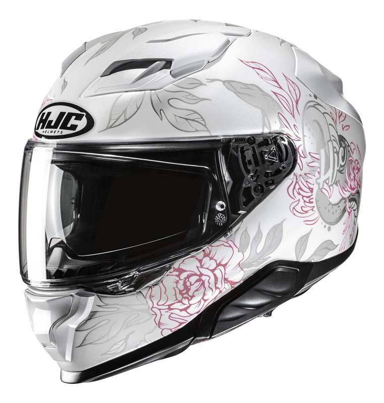 hjc 486-952 is-2 blossom motorcycle half-helmet mc-5 small IS-5 Helmet Medium Flat White The HJC IS HJC F71 Eliz Helmet -