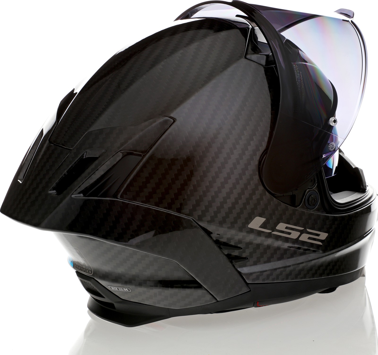 LS2 Dragon Carbon Gloss Black Helmet - Speed Addicts