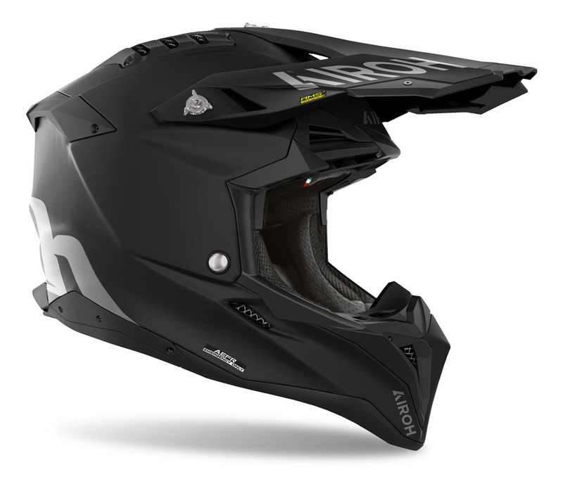 セキュリティ・セーフティ Airoh aviator3 Airoh Aviator 3 Black Matte Helmet - Speed Addicts