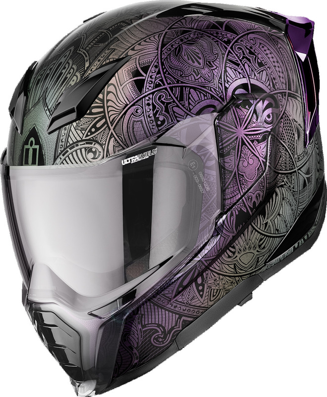 Icon Ultraflite Opal Mandala Purple Helmet - Speed Addicts