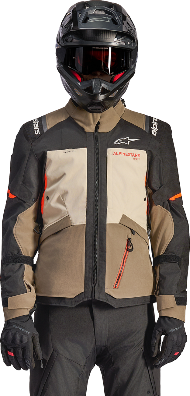 Alpinestars Andes V4 Drystar Walnut Black Jacket - Speed Addicts