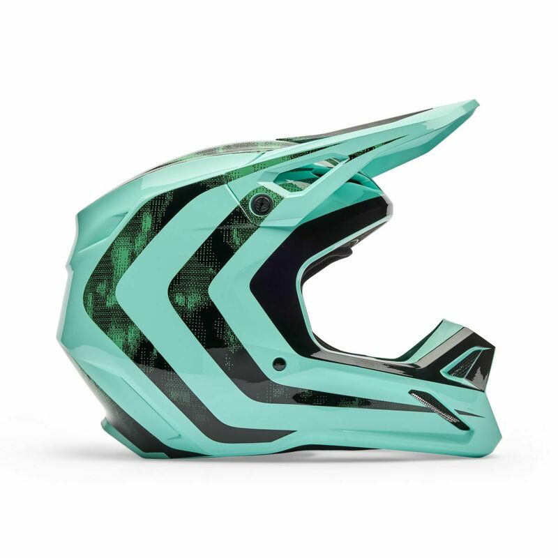 buy a teal motorcycle helmet Blue Mint HNJ with Clear Visor Order now! Ovation Metallic Schooler Helmet -