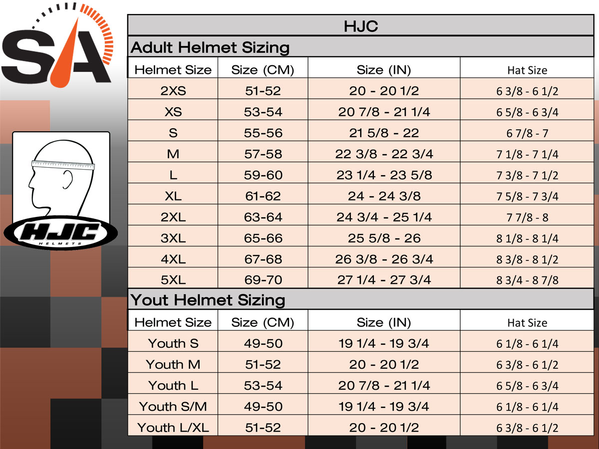 hjc cl 17 helmet size chart CL-XY II Youth Off Road Helmets HelmetCountry.com you get peace of mind with every twist of the throttle HJC C70 Helmet Semi-Flat Anthracite