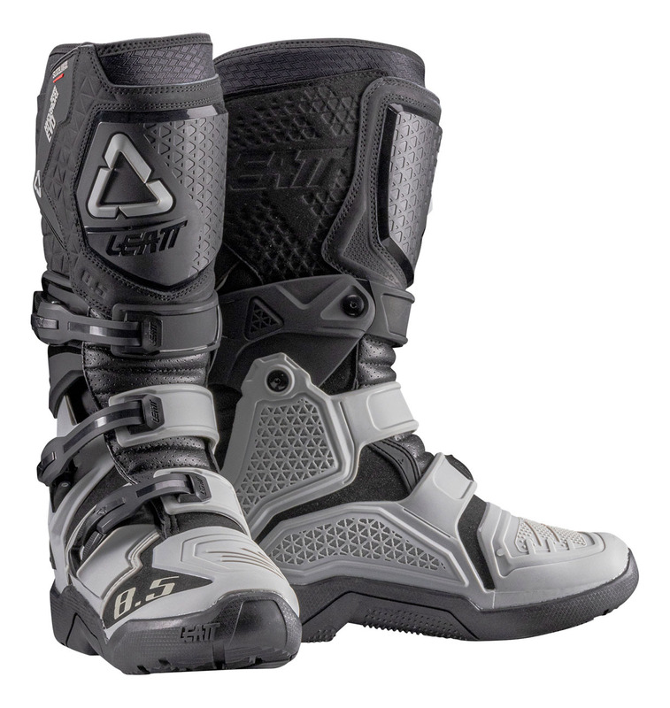 Leatt ADV HydraDri 8.5 Black Grey Boots - Speed Addicts