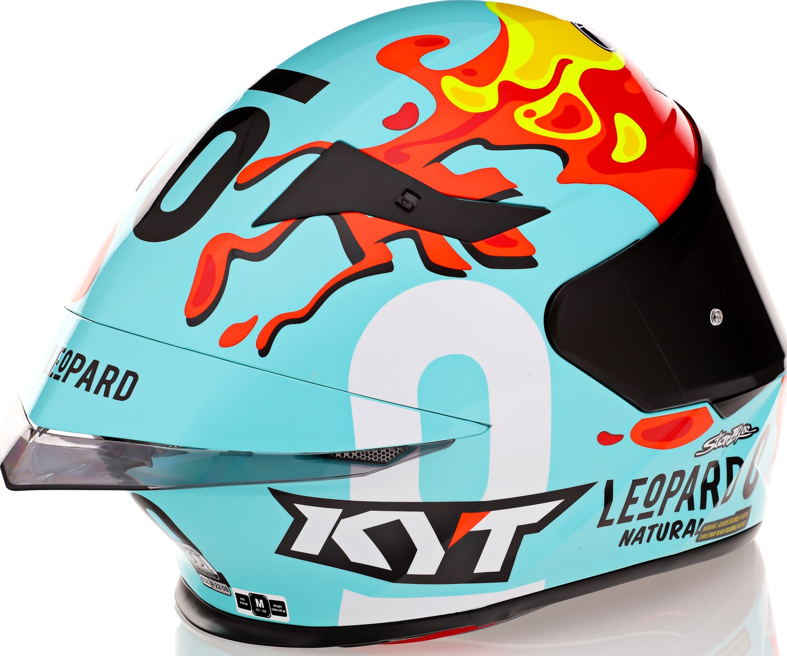 KYT TT-Revo Leopard Aragon Replica Helmet - Speed Addicts
