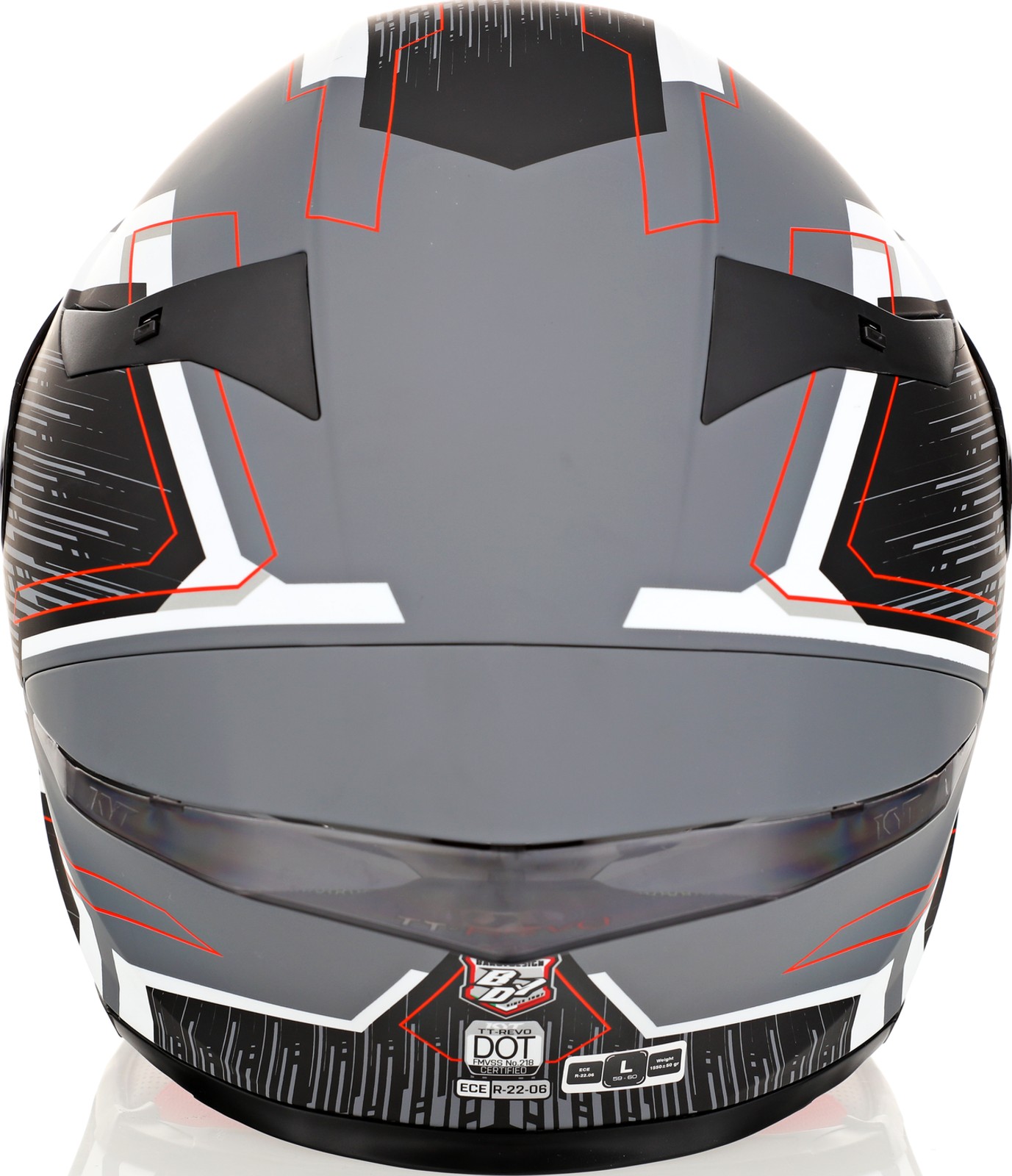 KYT TT-Revo Speeding Matte GRL Grey Helmet - Speed Addicts