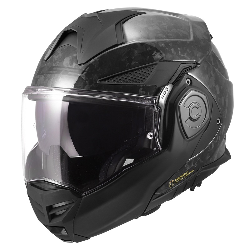 LS2 Advant X Carbon Forged Black Helmet - Speed Addicts