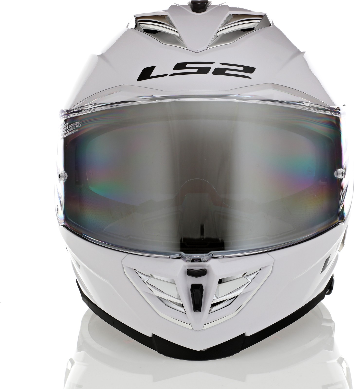 LS2 Assault III White Helmet - Speed Addicts