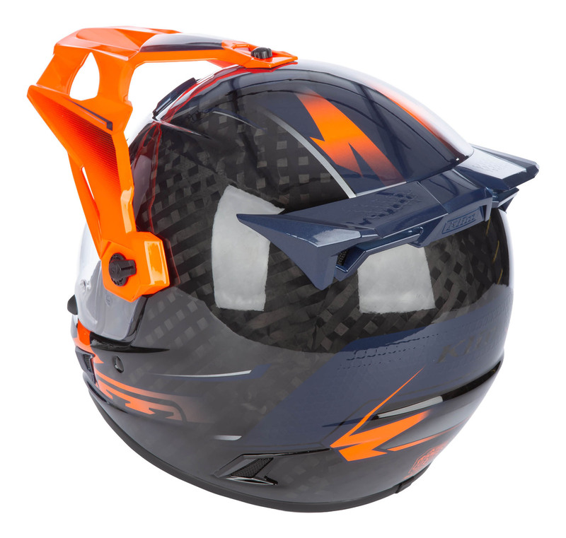 Klim Krios Pro Echo Gloss Black Striking Orange Petrol Helmet