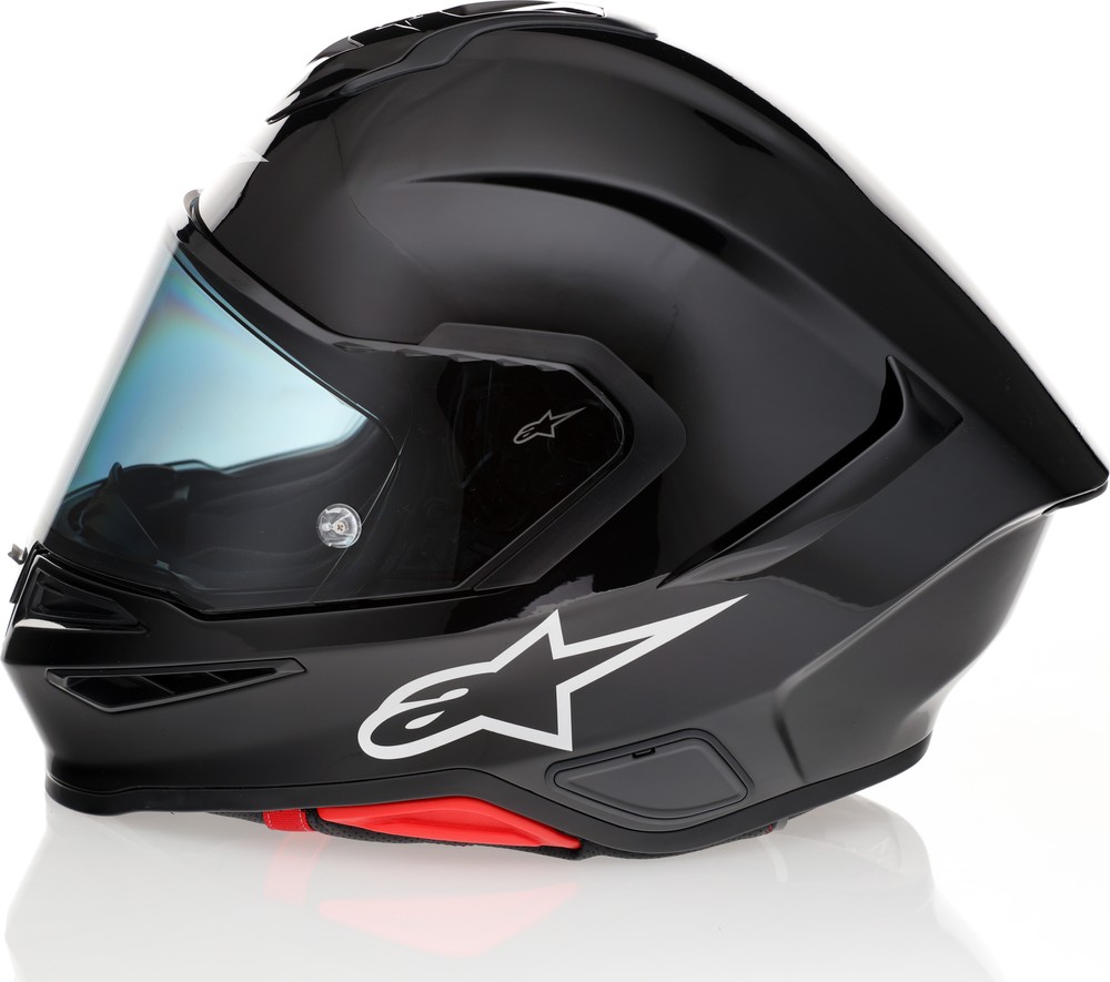 Alpinestars Supertech R7 Gloss Black Helmet - Speed Addicts