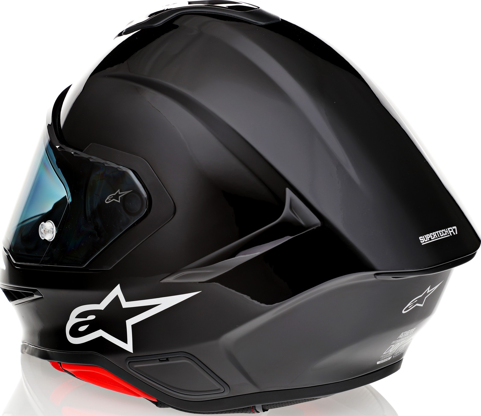 Alpinestars Supertech R7 Gloss Black Helmet - Speed Addicts