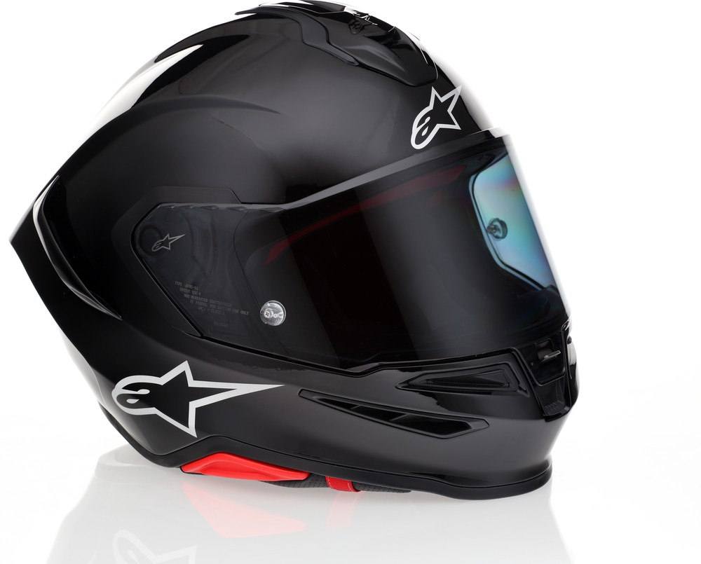 Alpinestars Supertech R7 Gloss Black Helmet - Speed Addicts