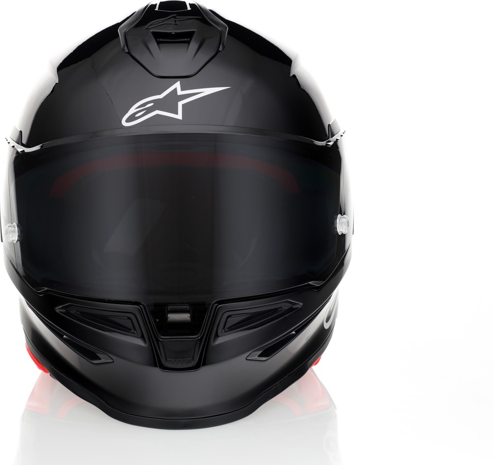 Alpinestars Supertech R7 Gloss Black Helmet - Speed Addicts
