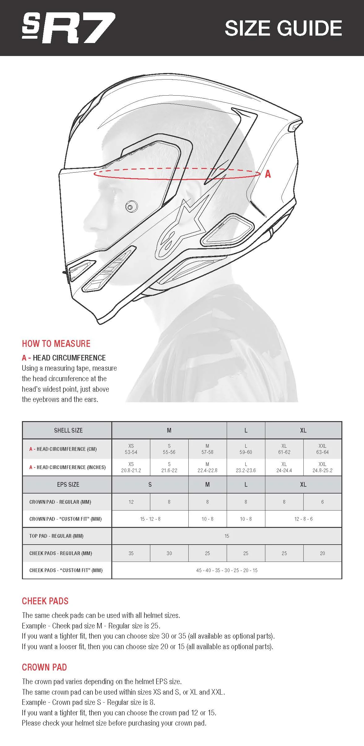 Alpinestars Supertech R7 Matte Black Helmet - Speed Addicts