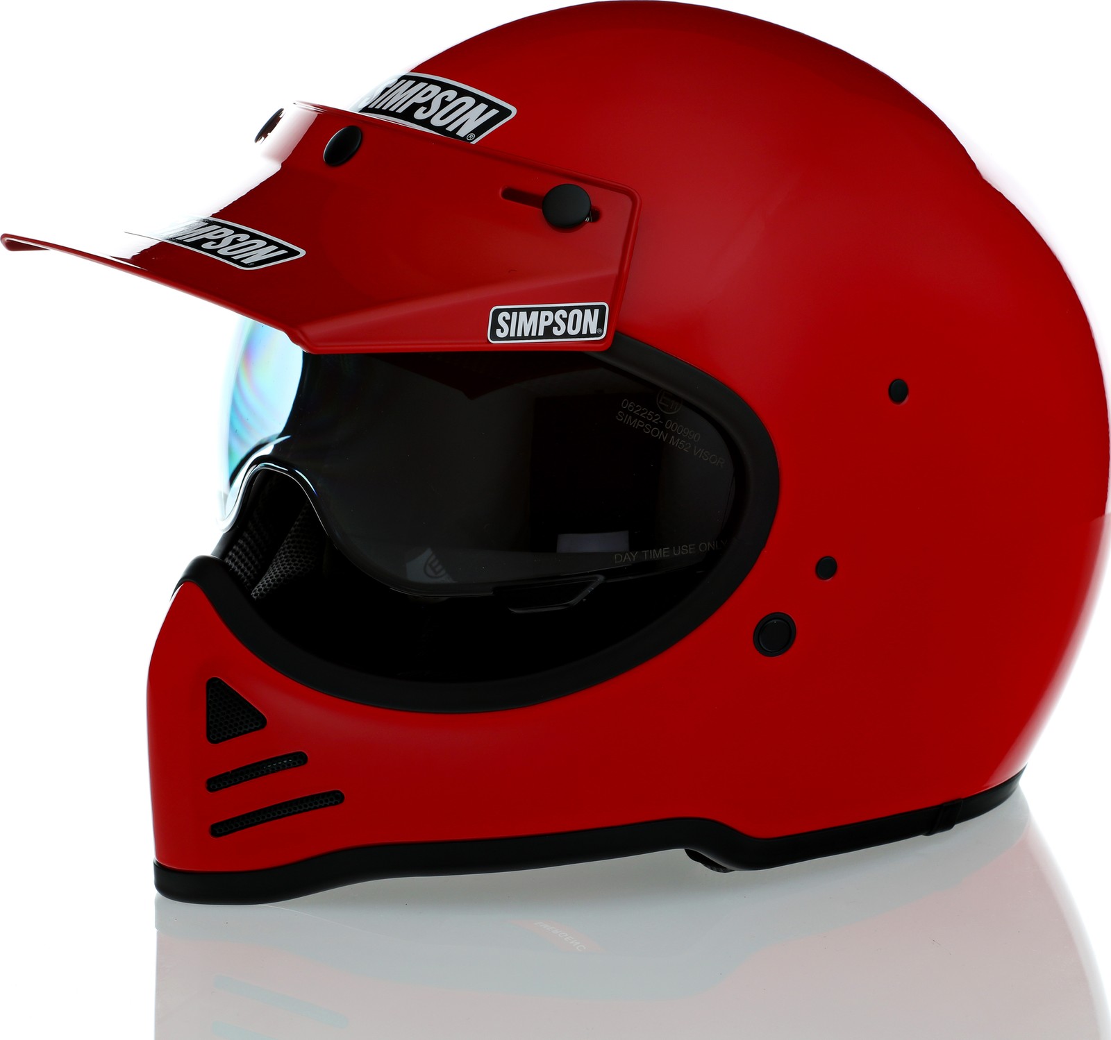 シンプソン m52 ビンテージヘルメット Simpson M52 Vintage Red Helmet - Speed Addicts