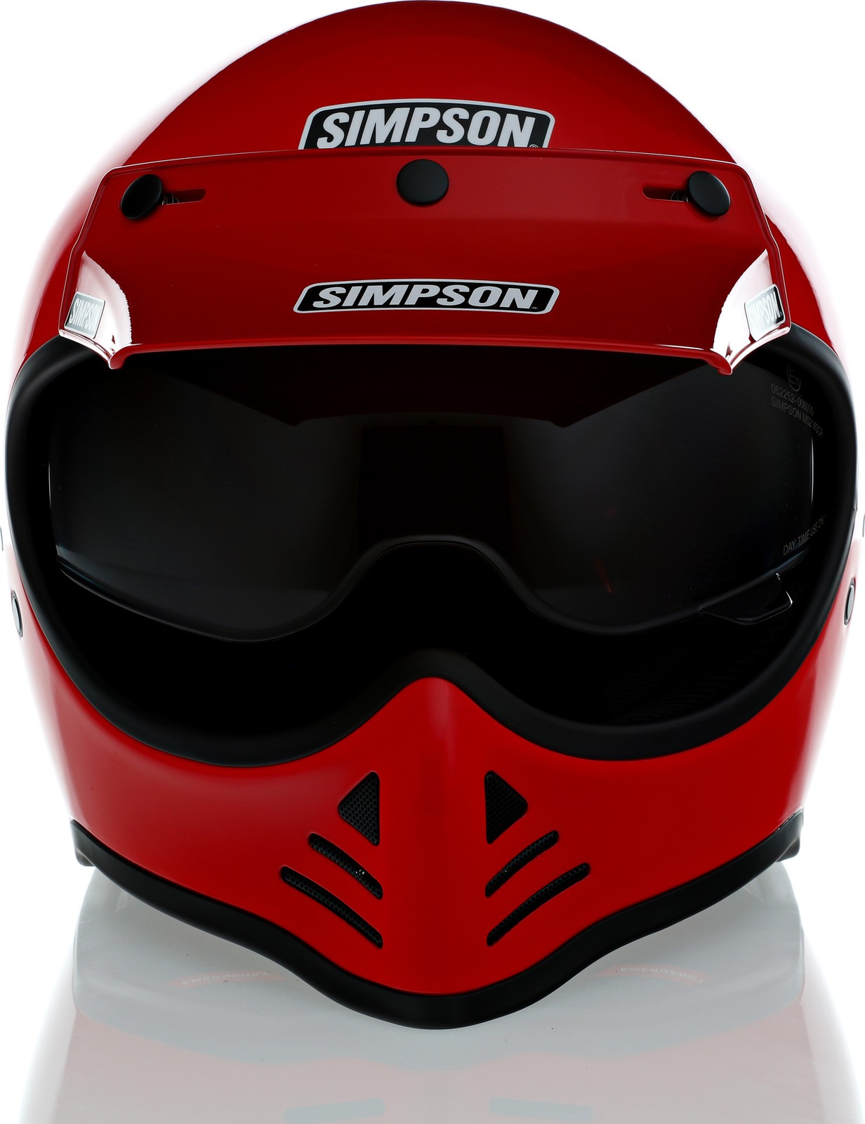 Simpson M52 Vintage Red Helmet - Speed Addicts