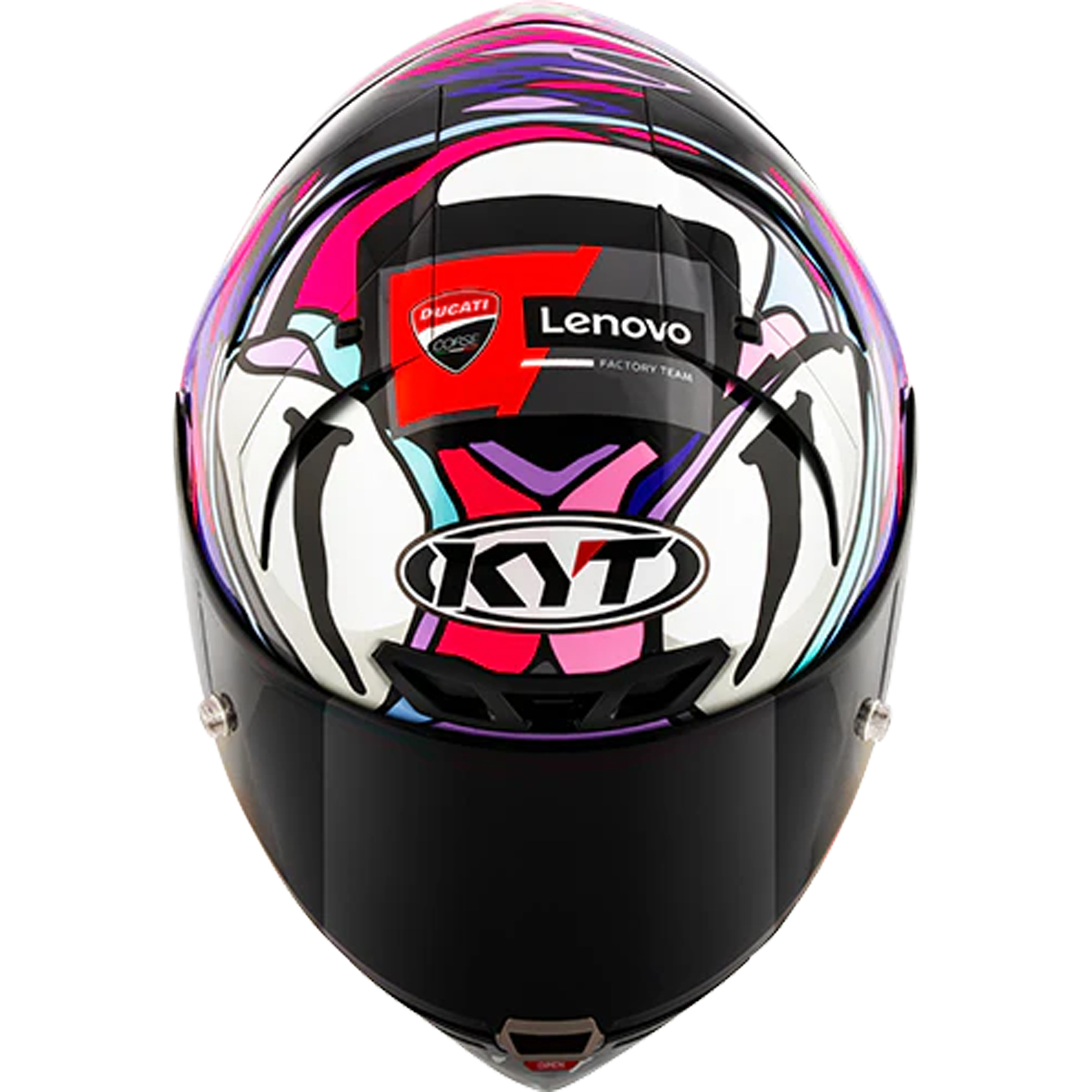 KYT KX-1 Race GP Bastianini Replica Ducati Helmet - Speed Addicts