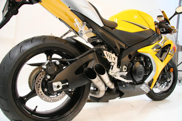 Jardine GP1 Stainless Dual Slip On Exhaust System Muffler Suzuki