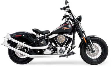 Freedom Upswept W/ Fishtails Chr Softail - HD00264 - Speed Addicts