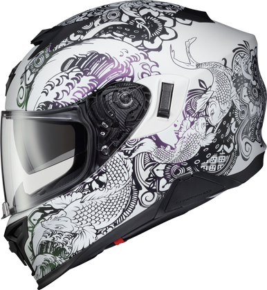 Scorpion EXO-T520 Nama Sushi White Chameleon Helmet - Speed Addicts