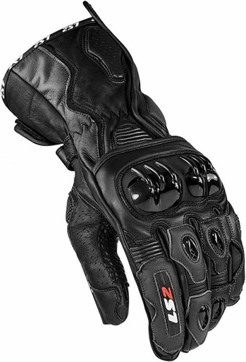 LS2 Swift Racing Black Glove - Speed Addicts
