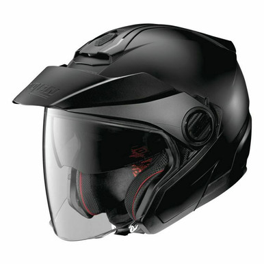 2017 nolan helmets N70-2 X 06 SELVADO Nero / Verde grigio / Bianco / Arancione  VPS inner sunscreen with auto quick retention Inner sunscreen is UV400 Nolan N87 Review - webBikeWorld