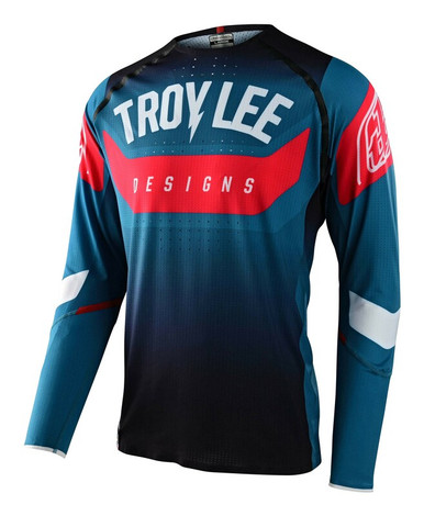 Troy Lee Designs Sprint Ultra Arc Blue Black Jersey - Speed Addicts