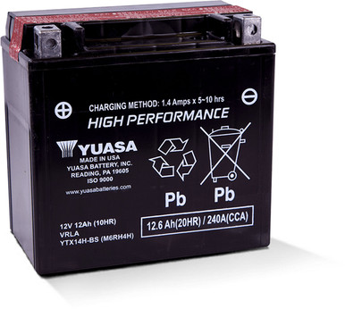 Yuasa YTX14H-BS Battery - Speed Addicts