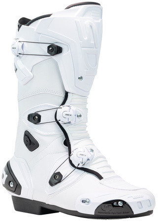 SIDI MAG 1 AIR レーシングブーツ ホワイト Sidi Mag-1 White Boots - Speed Addicts