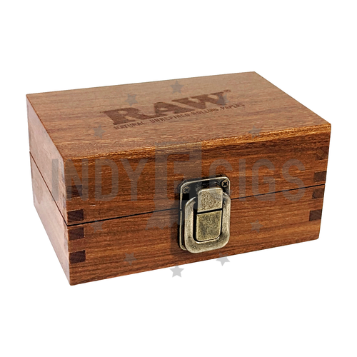 Raw - Wood Stash Box w/Magnetic Lid
