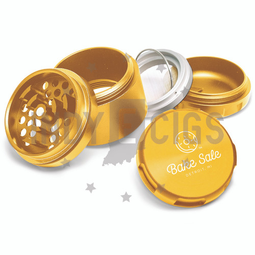 Bake Sale - 5 Piece Extended Aluminum Grinder 63mm Gold (assorted design)