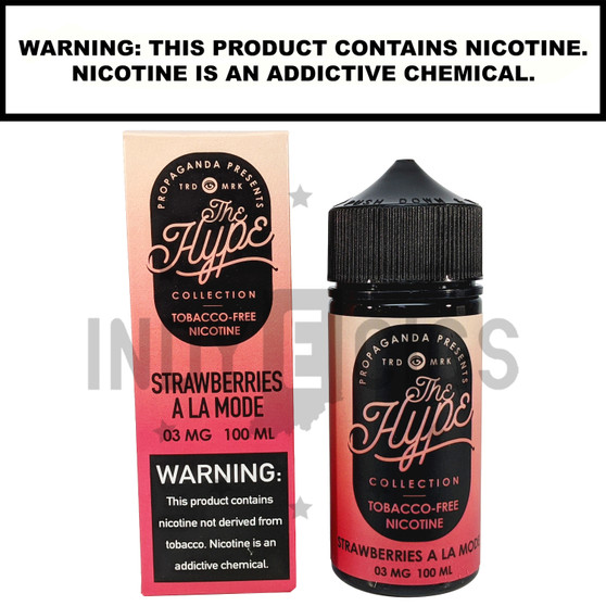 Strawberries A La Mode - 100ml (3mg)