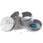 Beamer - 4 Piece Extended Aluminum Grinder 63mm Silver (assorted design)