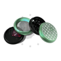 Bake Sale - 4 Piece Aluminum Grinder 63mm Green & Black (assorted design)