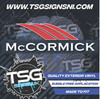 MCCORMICK RED AND WHITE  WINDOW DECAL