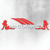 MCCORMICK RED AND WHITE WOMAN WINDOW DECAL