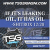 If its leaking oil, It has oil white - Style 4
