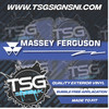 Massey Ferguson Logo White - Style 43