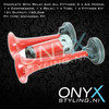 TWIN AIRHORN SET 12V WITH FIXING KIT / COMPRESSOR / TUBING PLUG & PLAY INSTALL