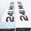 3D 50mm RED OUTLINE GEL METRO STYLE Republic of Ireland Number Plates