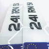 3D 50mm GLITTER GEL METRO STYLE Republic of Ireland Number Plates