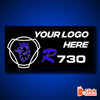 STYLE 13 SCANIA R730 TWIN COLOUR PERSONLISED LOGO CHANGE ANY TEXT OR LOGOS 24 Colour Changing Panel