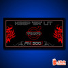 STYLE 15 VOLVO FH PERSONALISED OUTLINE TEXT LED LIGHT TRUCK BOARD 2 COLOUR PANEL VIKINGS