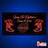 STYLE 16 VOLVO LIVING THE NIGHTMARE RGB COLOUR LED PLEXI BOARD WITH GLOSS BLACK FRAME