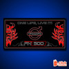 STYLE 17 VOLVO PERSONALISED OUTLINE TEXT LED LIGHT TRUCK BOARD 2 COLOUR PANEL RGB ONE LIFE LIVE IT